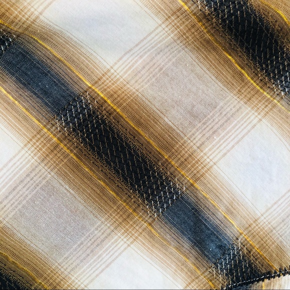 Wrangler Vintage Pearl Snap Plaid western shirt L - Picture 6 of 6